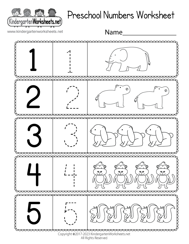 Free Printable Preschool Numbers Worksheet Worksheets Library Free Printable Preschool Numbers Worksheet Worksheets Library