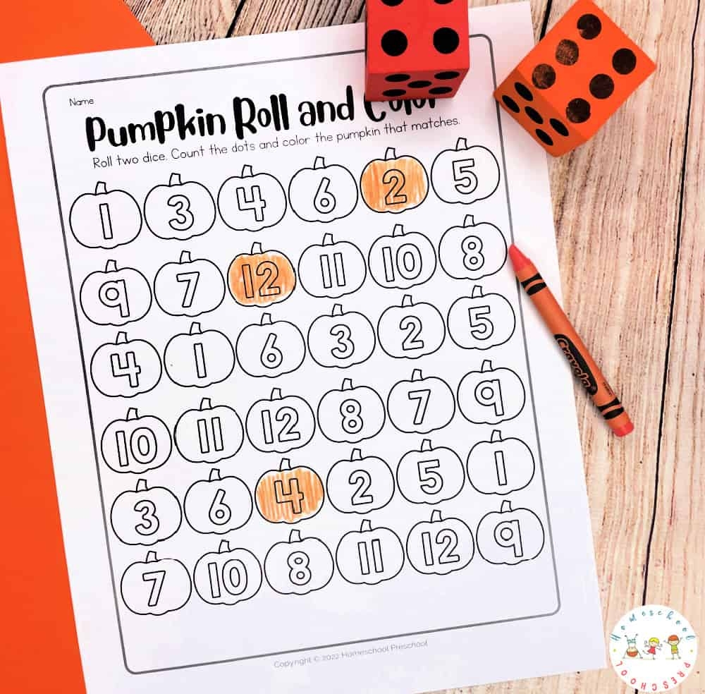 Free Printable Pumpkin Counting Worksheets For Preschool
