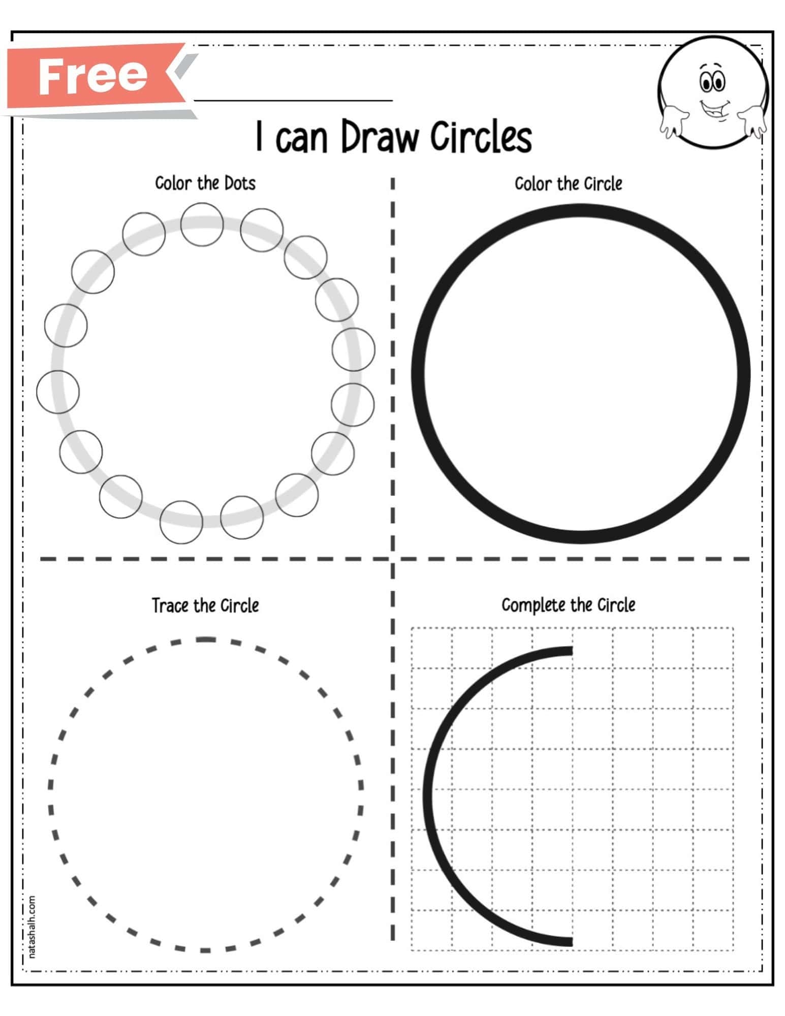 Free Printable Shape Worksheets Circle Worksheet The Artisan Life Free Printable Shape Worksheets Circle Worksheet The Artisan Life