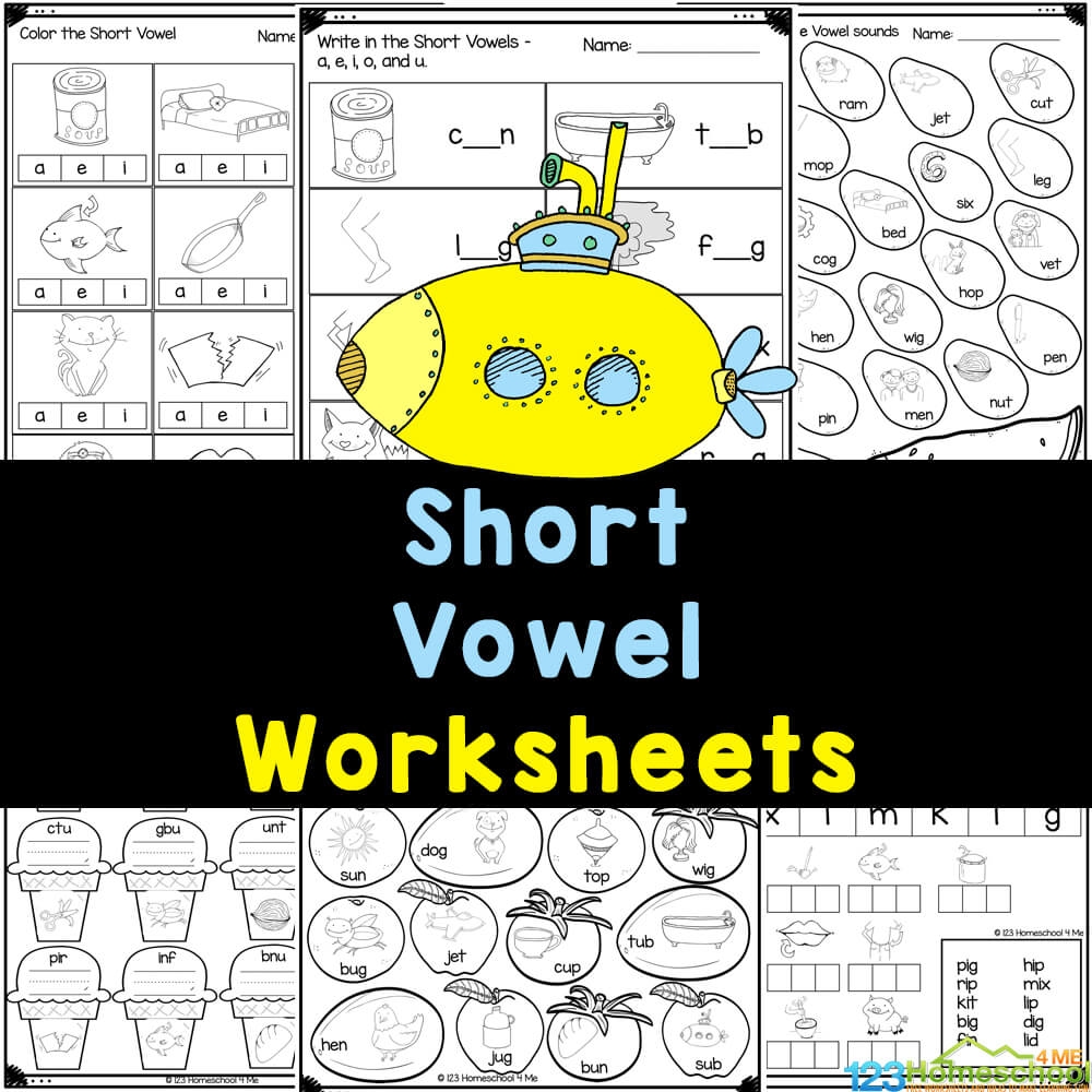Free Short I Worksheets For Kindergarten Free Short I Worksheets For Kindergarten