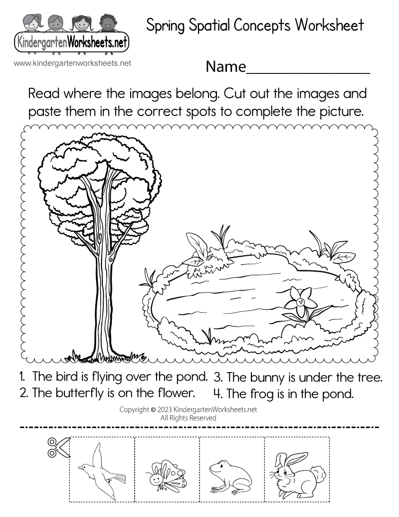Free Printable Spring Spatial Concepts Worksheet Worksheets Library Free Printable Spring Spatial Concepts Worksheet Worksheets Library
