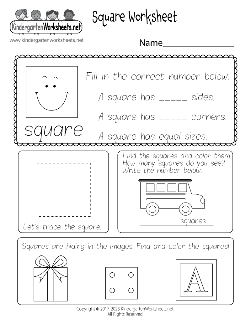 Free Printable Square Worksheets Free Printable Square Worksheets