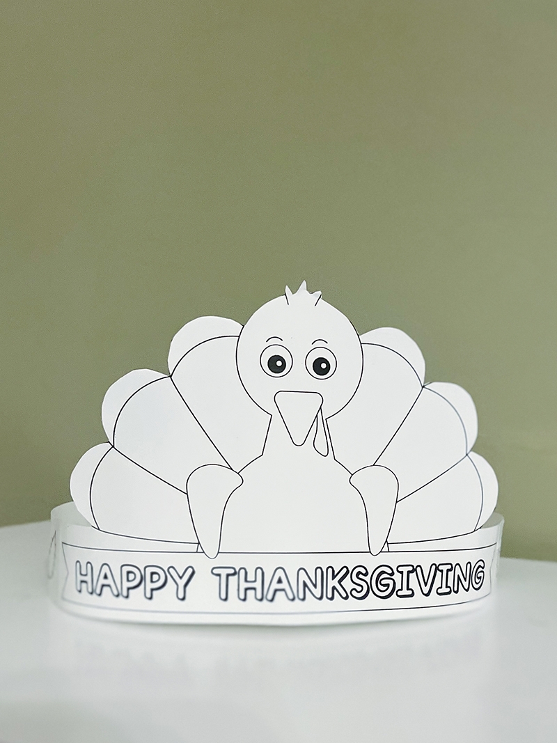 Free Preschool Thanksgiving Printables Hat