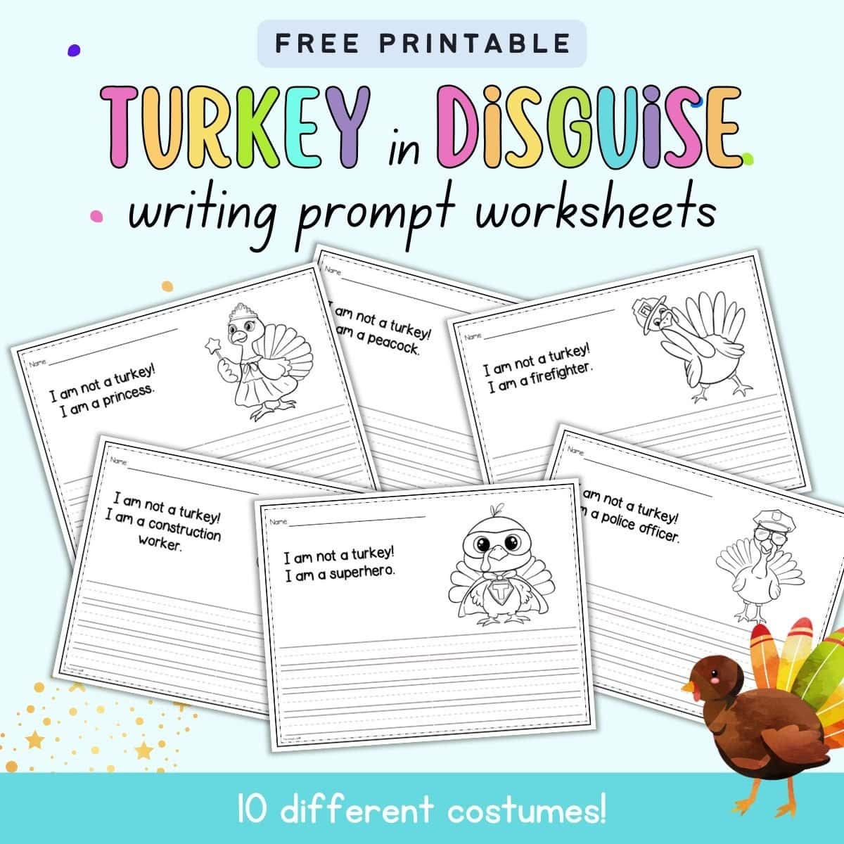 Free Printable Turkey Worksheets Free Printable Turkey Worksheets