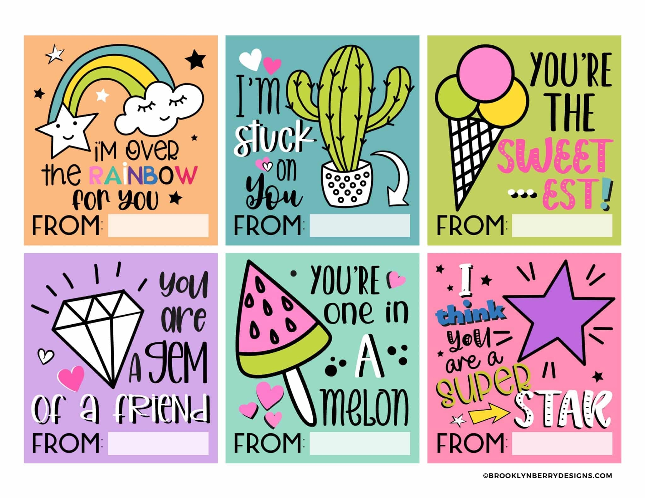 Free Printable Valentine Cards For Preschoolers