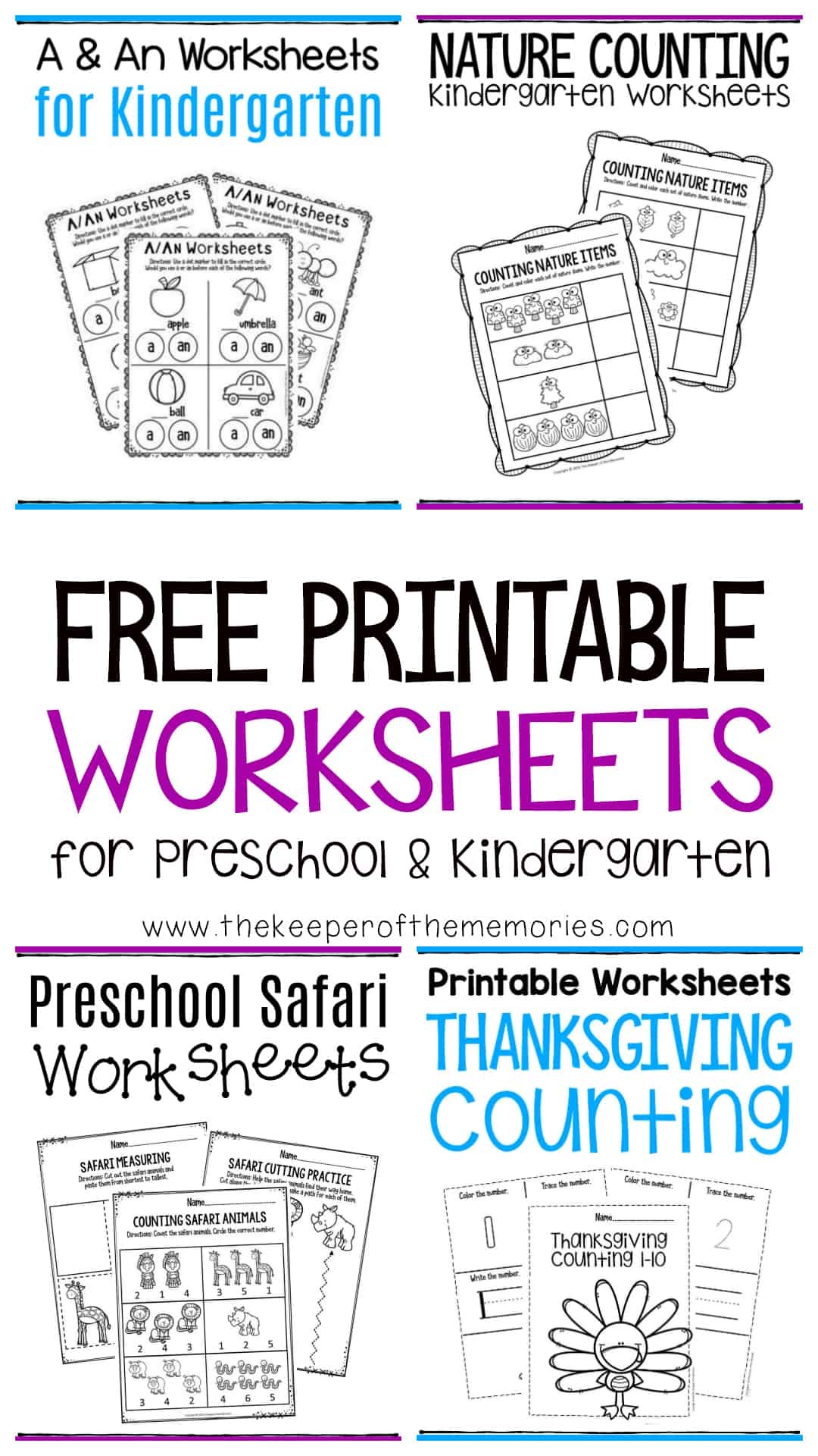 Free Printable Worksheets For Preschool U0026 Kindergarten The Keeper Of The Memories
