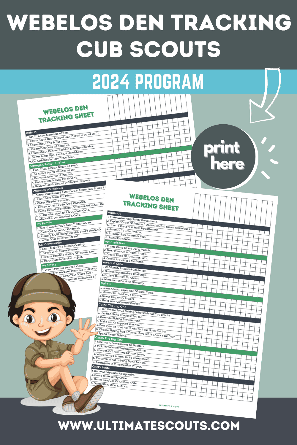 Free Printables Ultimate Scouts