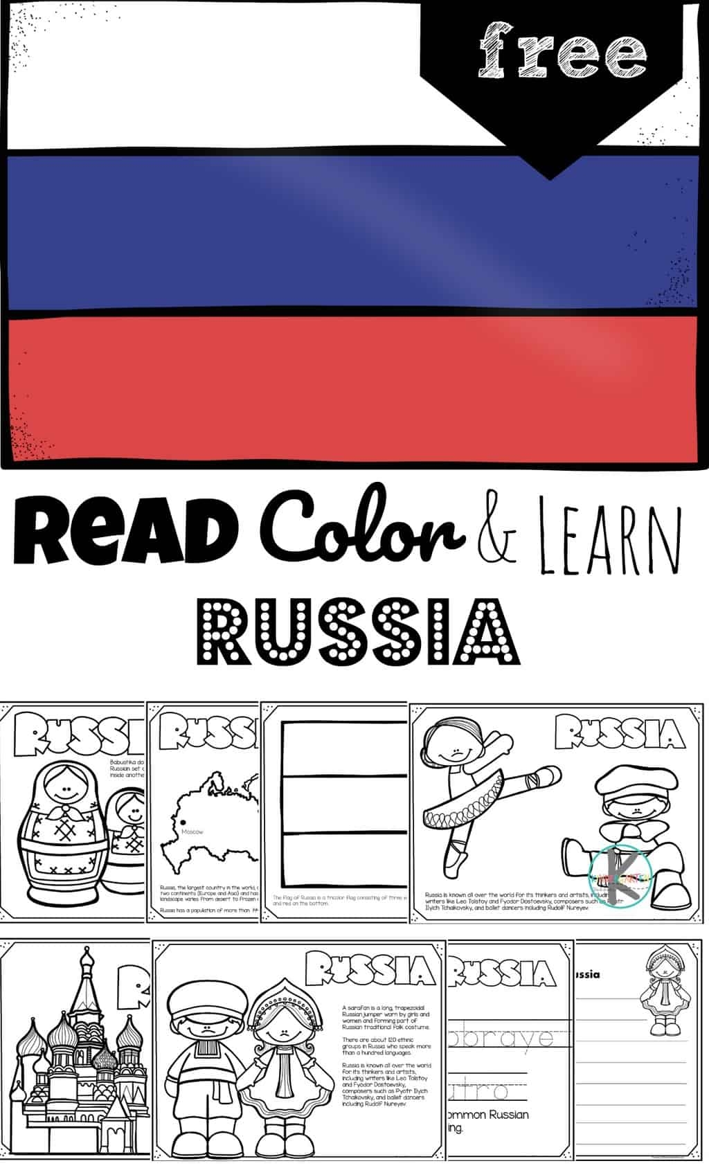 FREE Read Color And Learn About RUSSIA FREE Read Color And Learn About RUSSIA