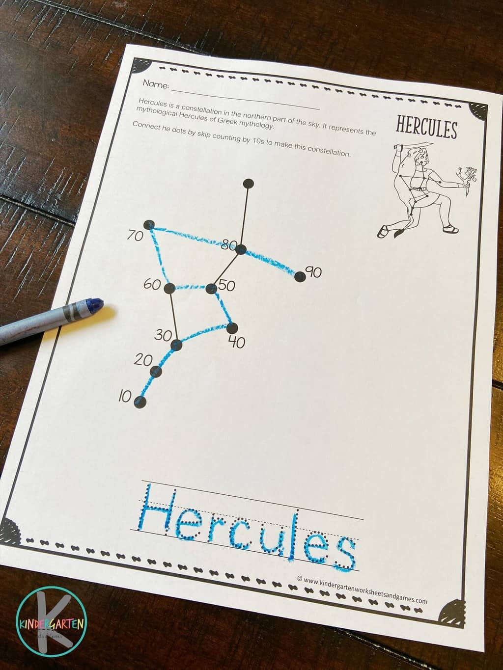 Free Printable Constellations Printable Worksheets