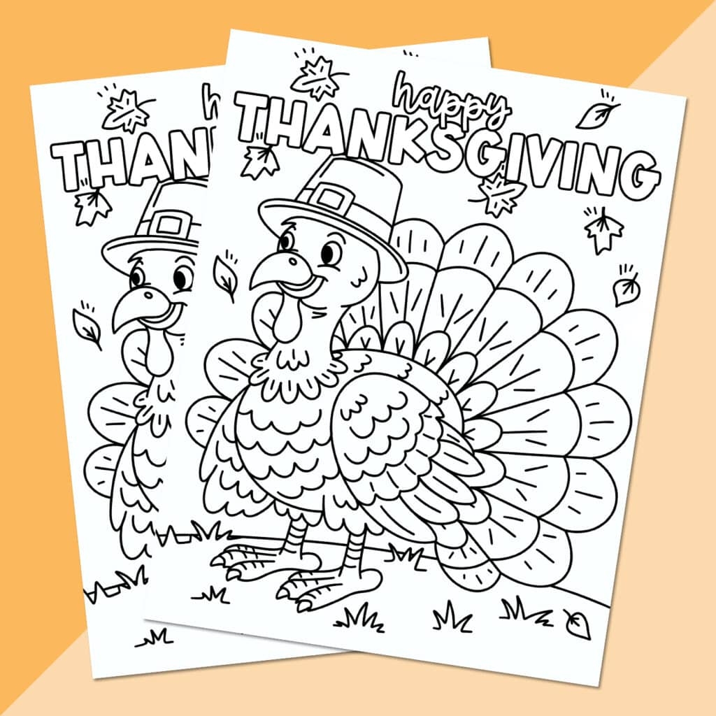 Preschool Turkey Coloring Pages Printable