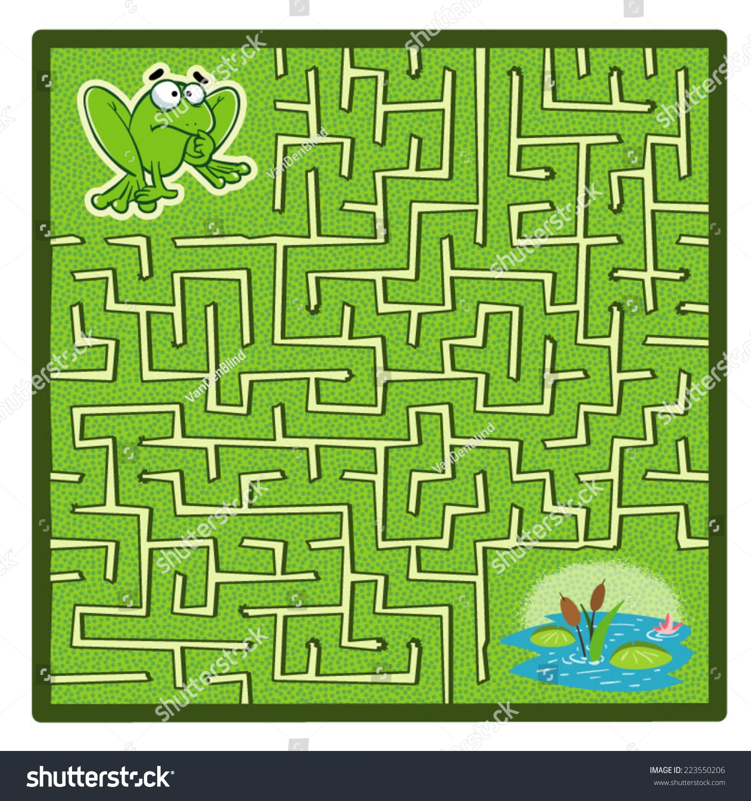 Frogs Maze Game Help Frog Find Stock Vector Royalty Free 223550206 Shutterstock Frogs Maze Game Help Frog Find Stock Vector Royalty Free 223550206 Shutterstock