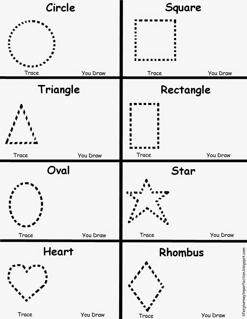 Basic Printable Preschool Shapes