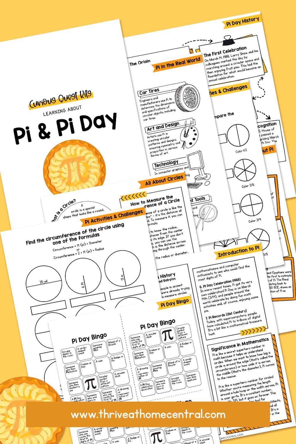 Free Printable Pi Day Worksheets Free Printable Pi Day Worksheets