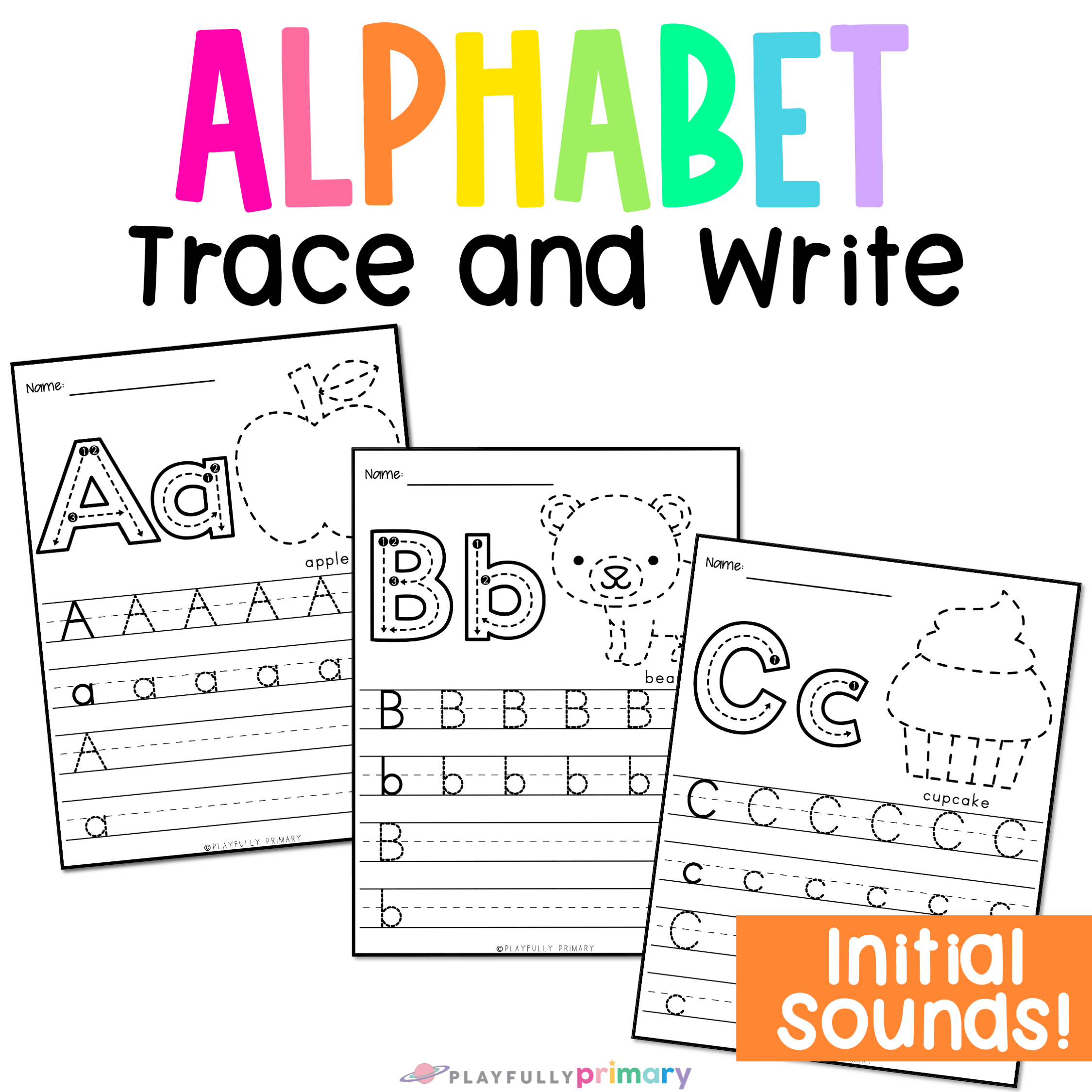 Free Kindergarten Handwriting Worksheets