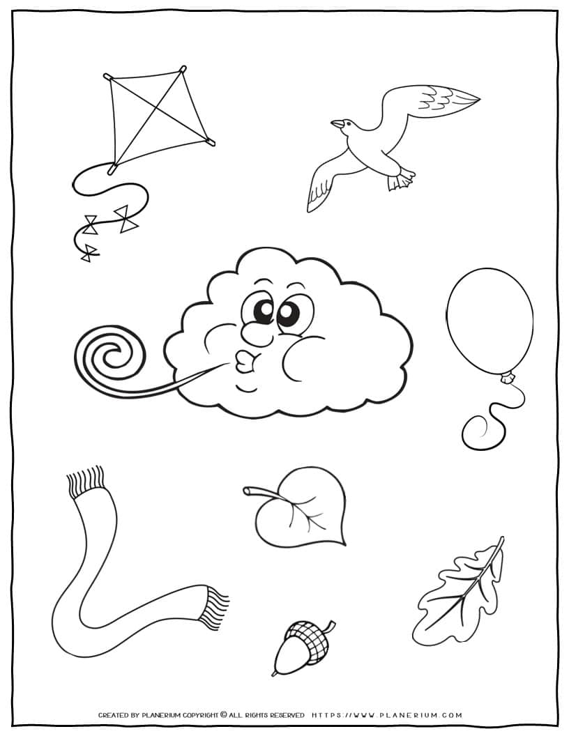 Fun Wind Coloring Page For Kids Free Printable Customizer Fun Wind Coloring Page For Kids Free Printable Customizer