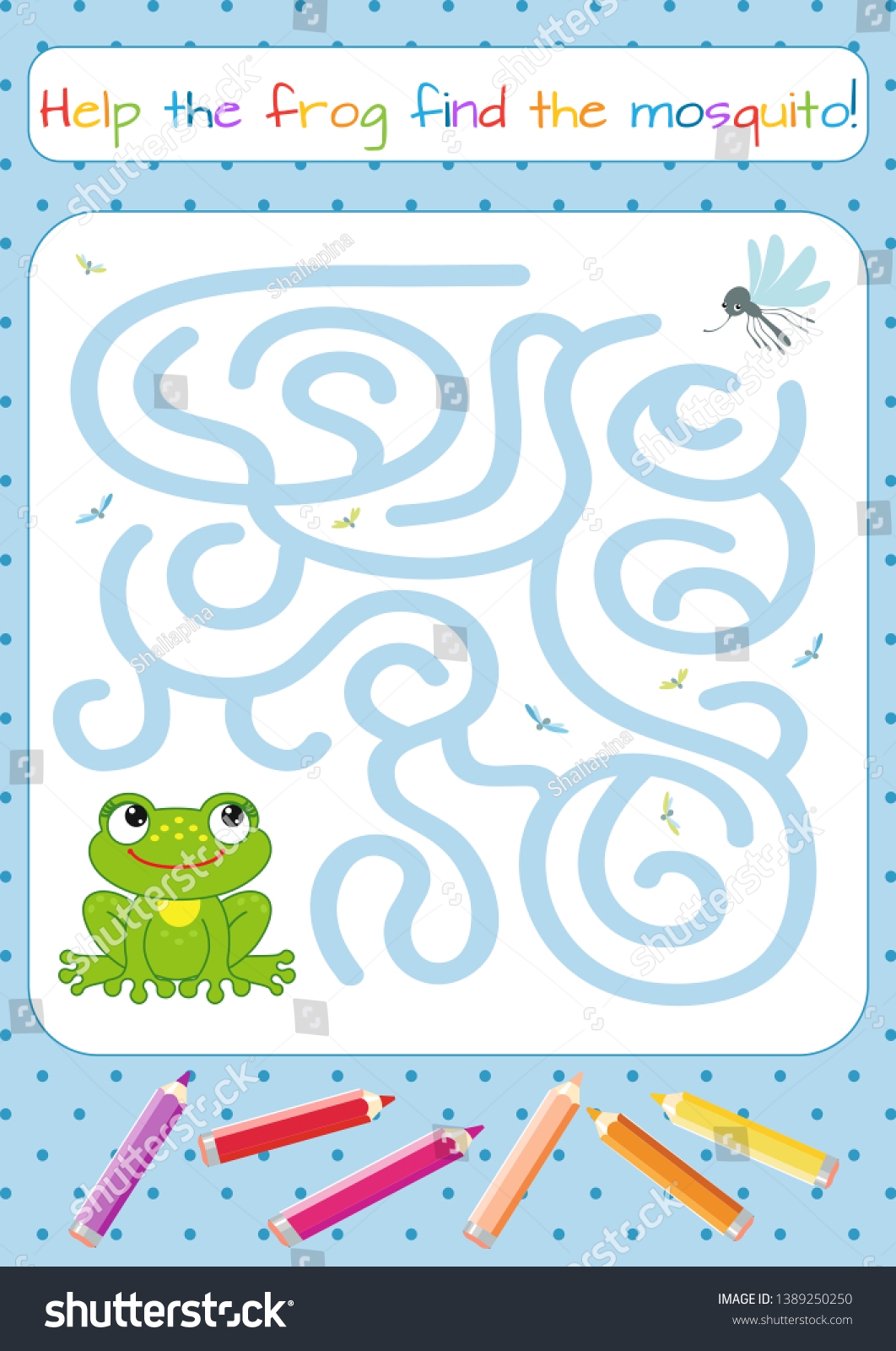 Frog Maze Worksheets Frog Maze Worksheets