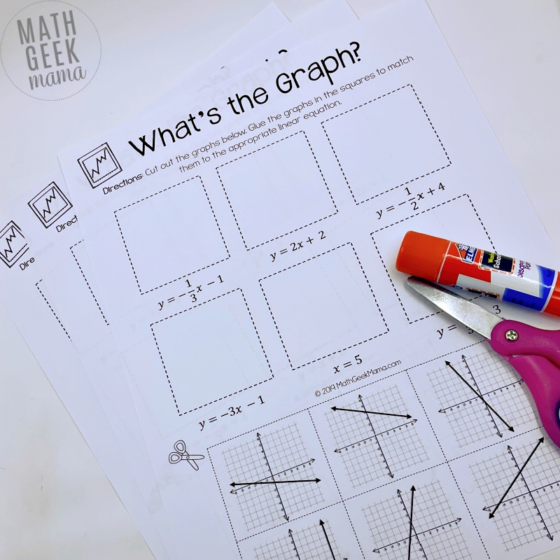 Free Printable Graphing Linear Equations Worksheets