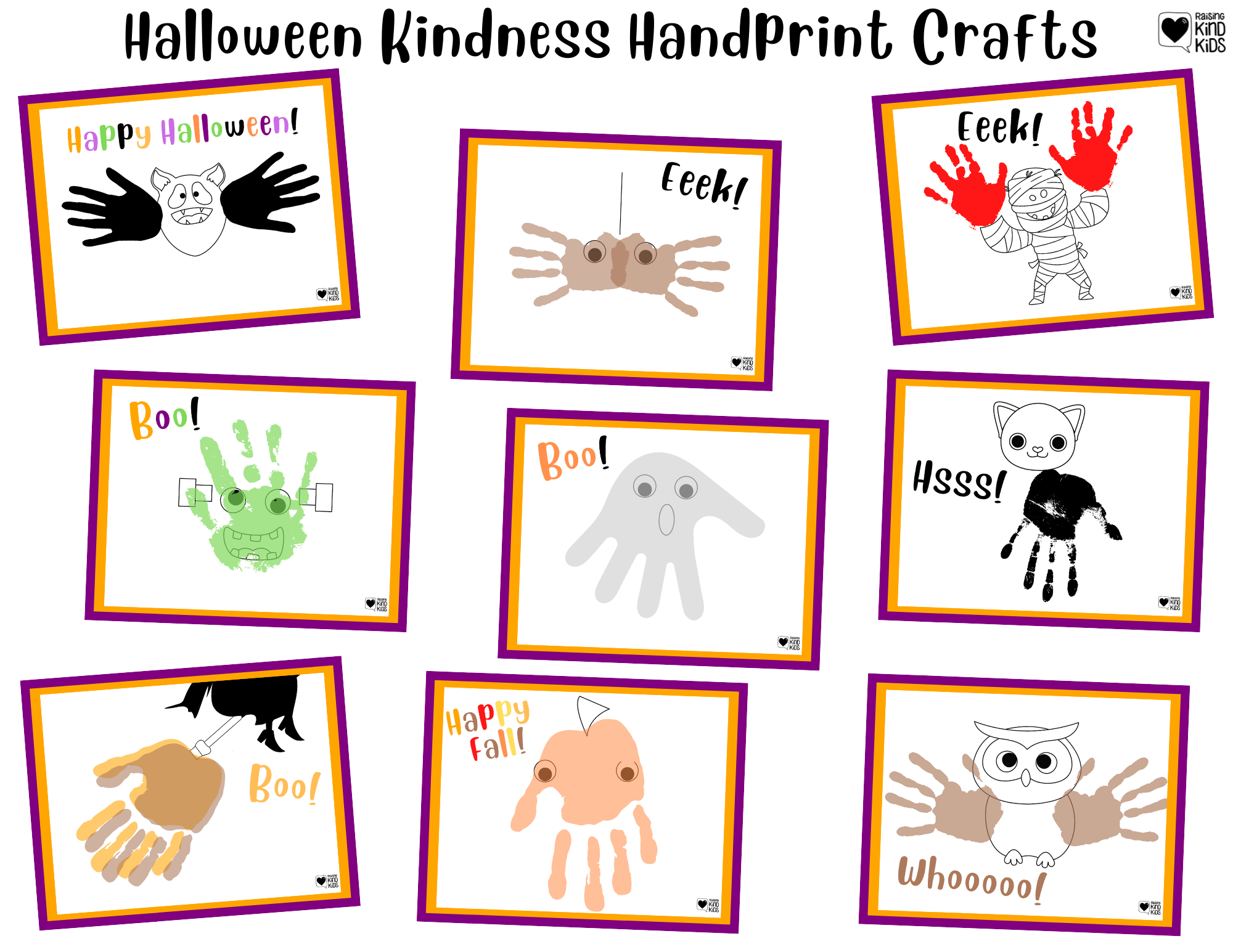 Halloween Handprints Craft To Spread Kindness This Fall