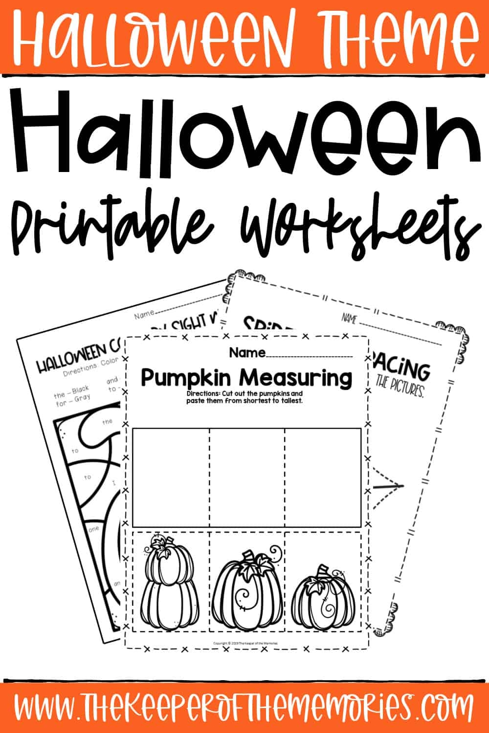 Free Halloween Printable Worksheets