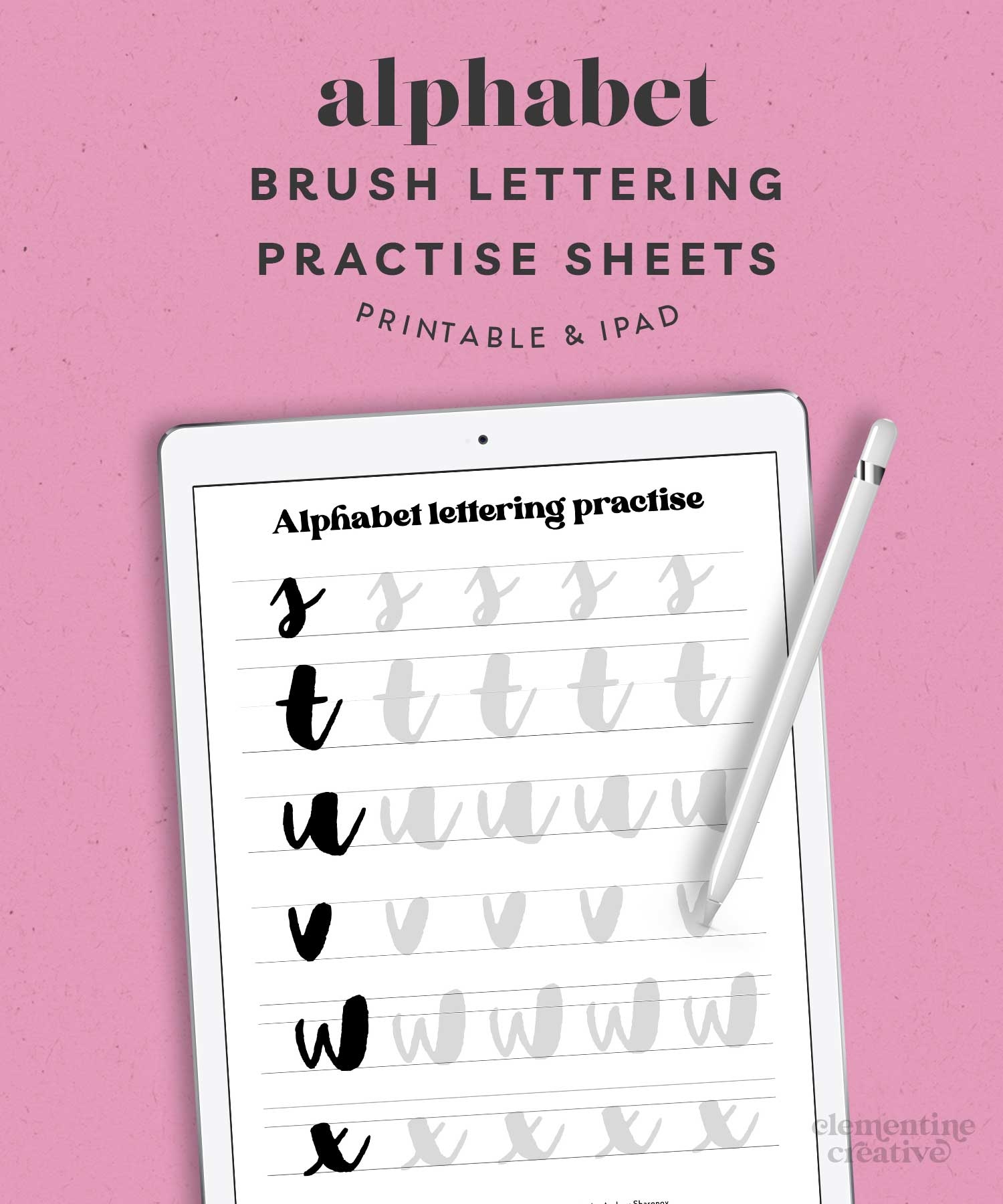 Alphabet Lettering Practice Worksheets