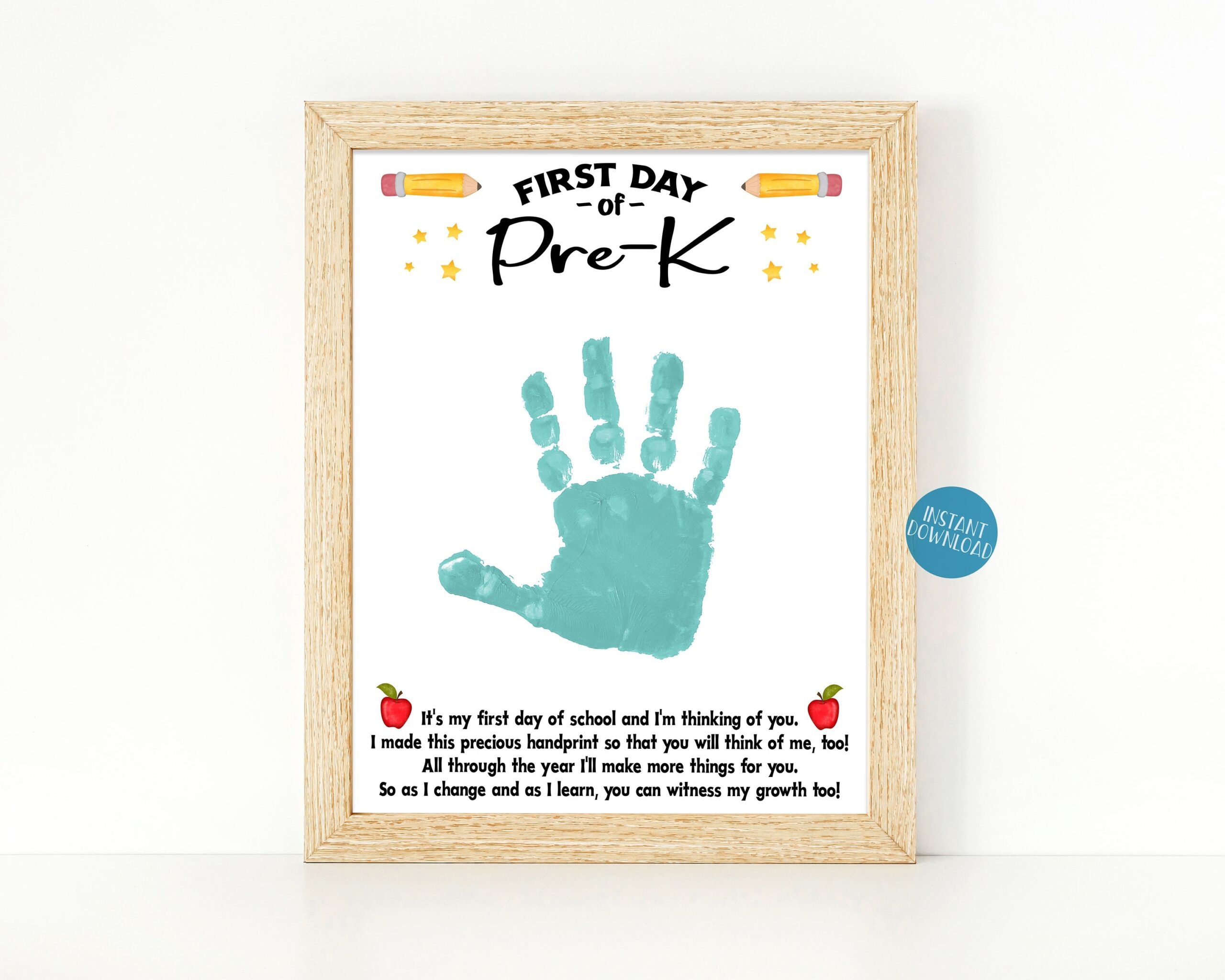First Day Of Preschool Poem Printable