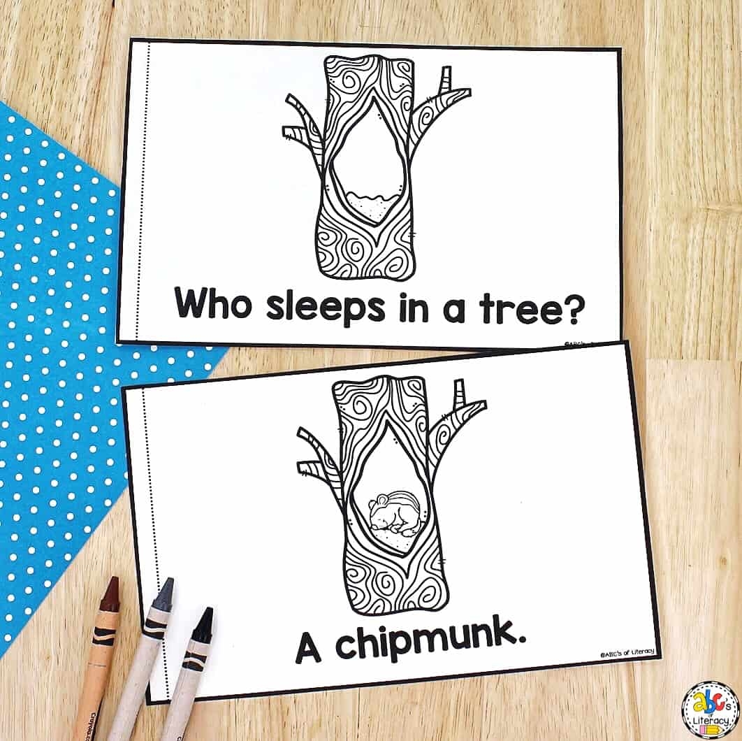 Hibernating Animals Printable Book Hibernating Animals Printable Book