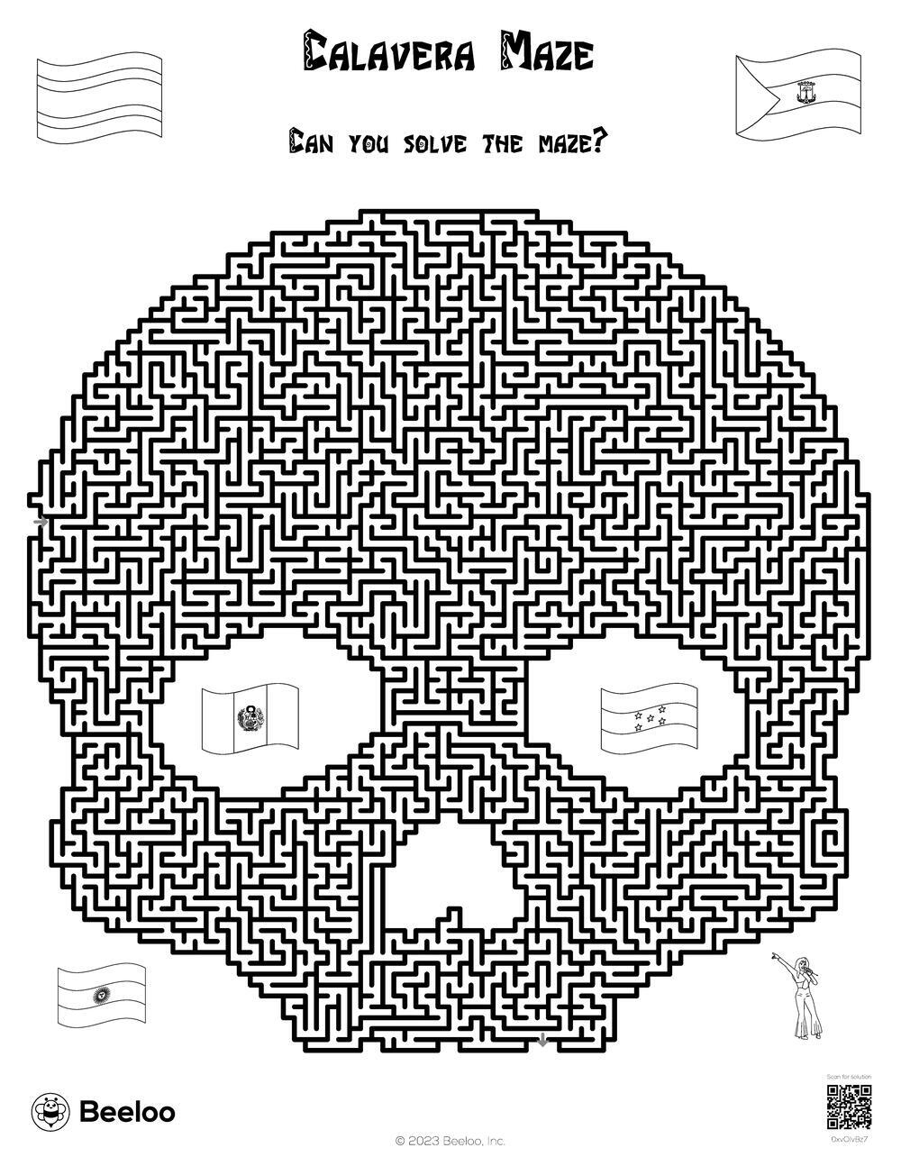 Hispanic Heritage themed Mazes Beeloo Printable Crafts And Hispanic Heritage themed Mazes Beeloo Printable Crafts And