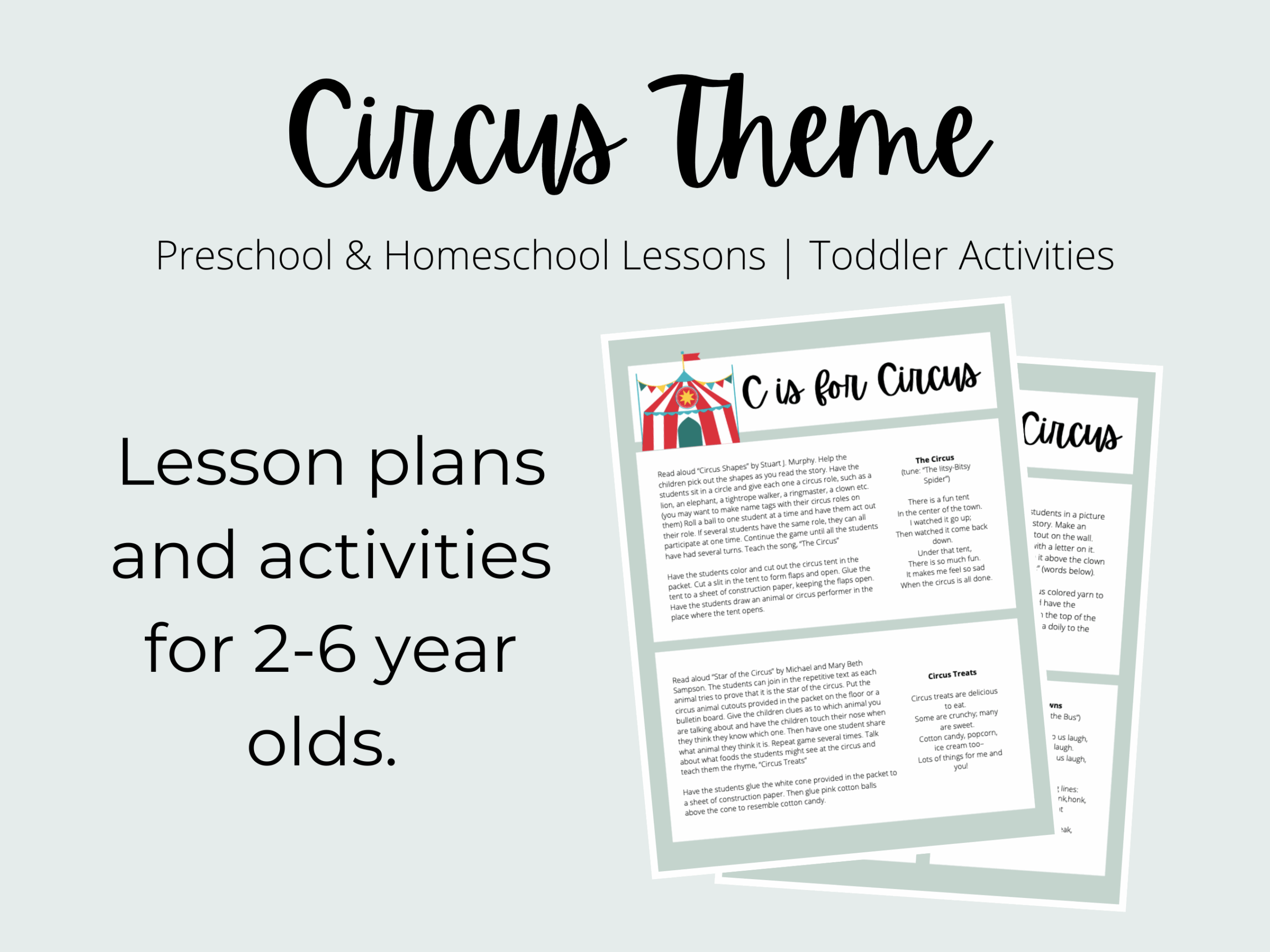 Holiday Theme Bundle Preschool Curriculum Printable Homeschool Lesson Plan Printable Activities For Children U0026 Toddlers Classful