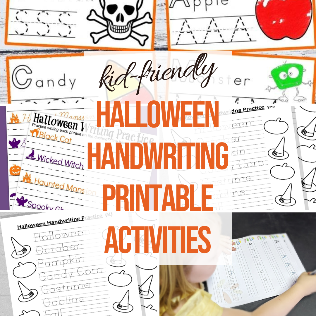 Homeschooling Freebies Halloween Handwriting Printables