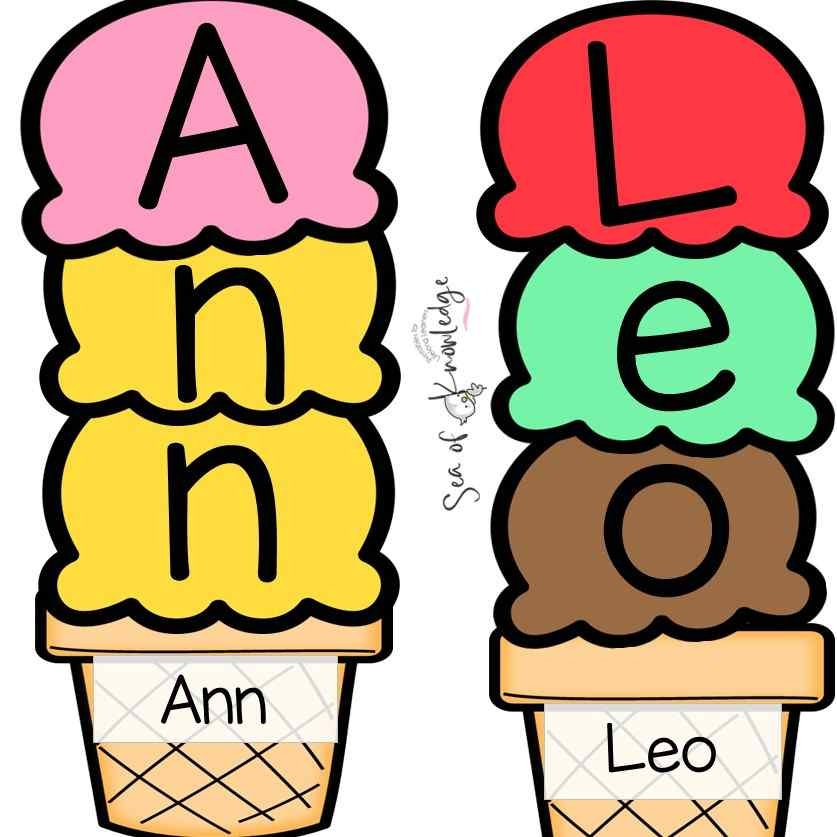 Ice Cream Craft Preschool Free Name Craft With Letter Cones Ice Cream Craft Preschool Free Name Craft With Letter Cones