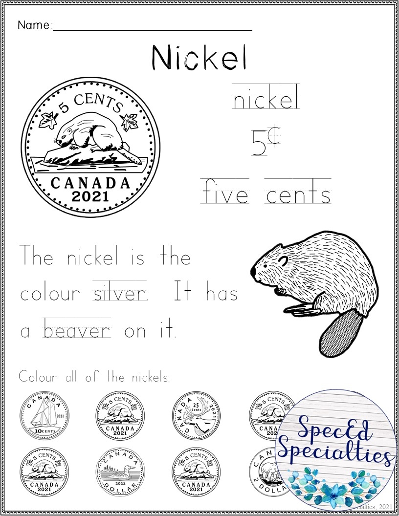 Identifying Canadian Money Worksheets Made By Teachers Identifying Canadian Money Worksheets Made By Teachers