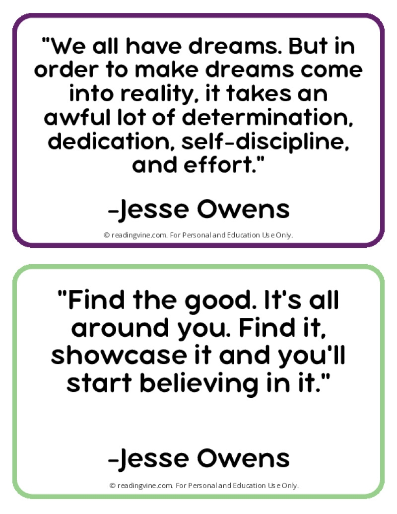Jesse Owens Quotes Free Printable PDF Posters Jesse Owens Quotes Free Printable PDF Posters
