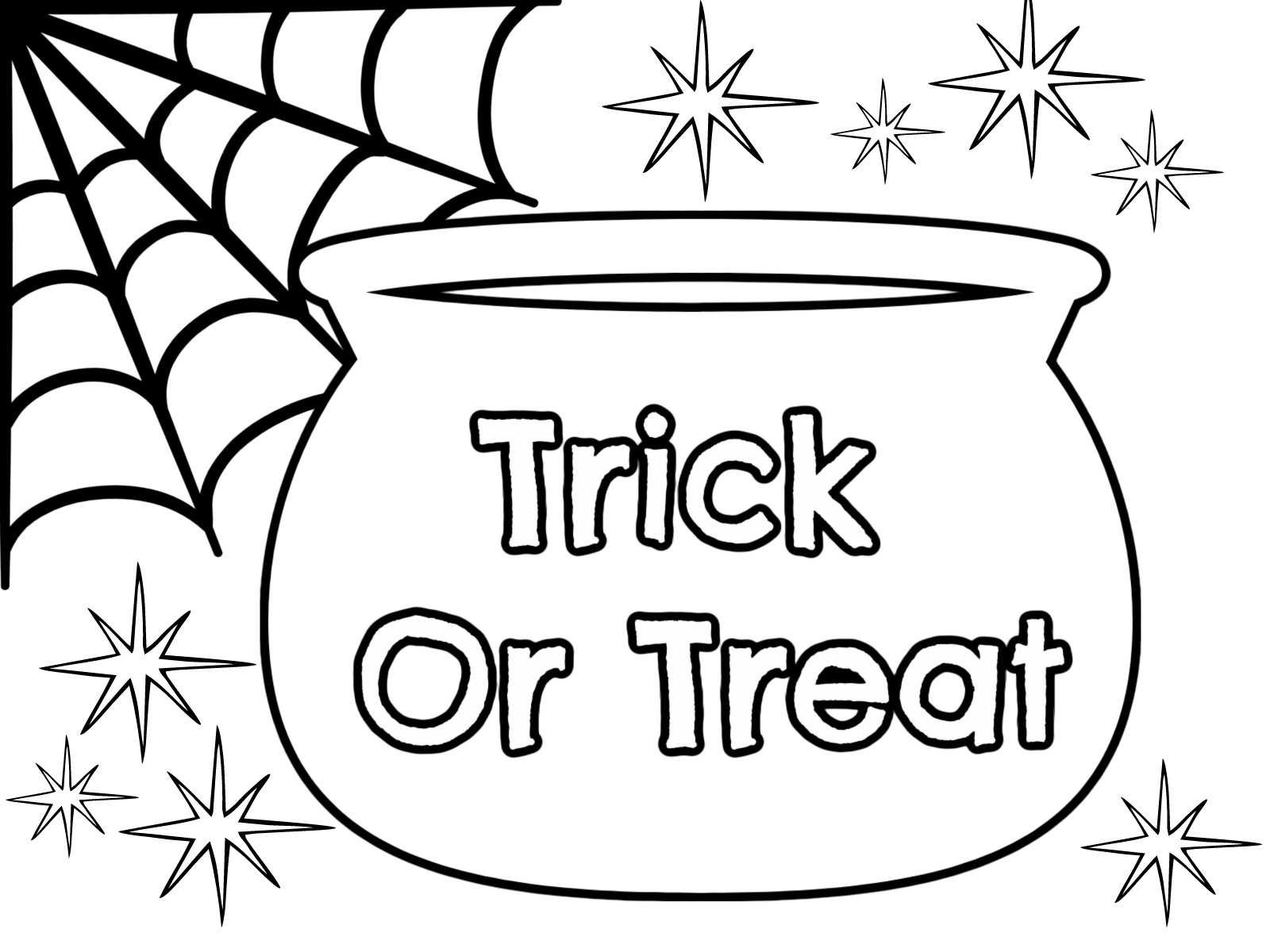 Free Printable Halloween Coloring Pages Preschoolers