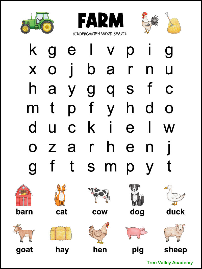 Farm Printables Preschool
