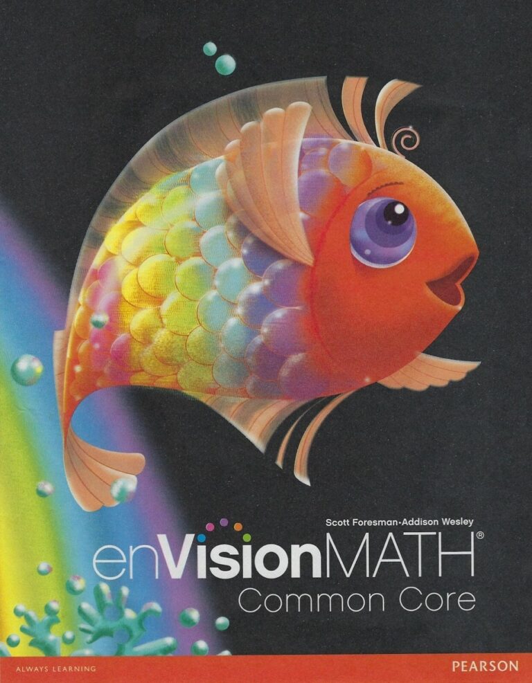 Kindergarten Pearson EnVision Math Interactive Curriculum Materials