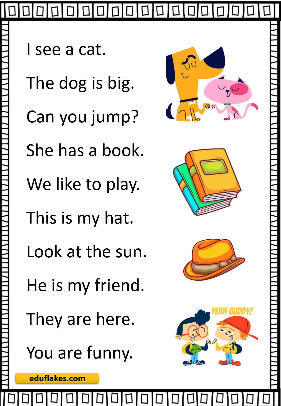 Free Kindergarten Sight Words Worksheets Assessment