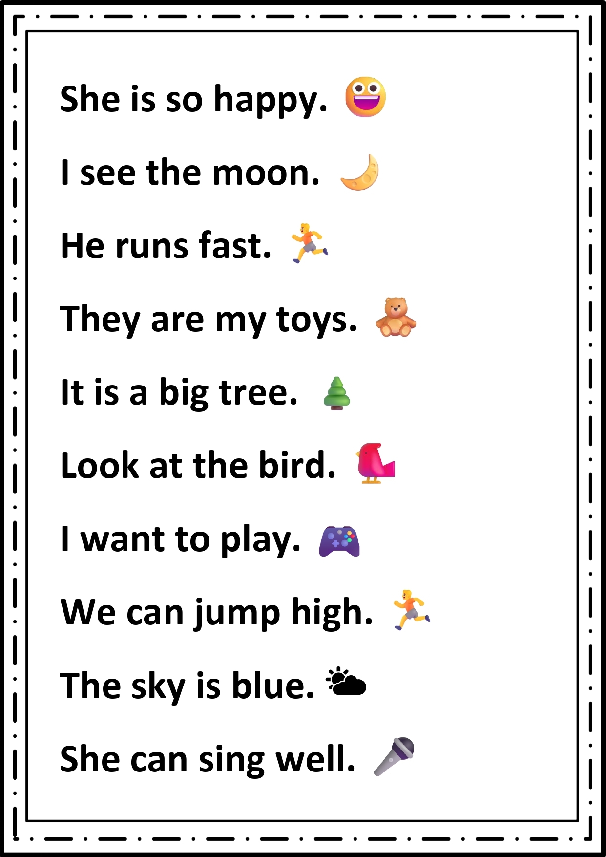 Kindergarten Sight Words Sentences Free Pdf Eduflakes Kindergarten Sight Words Sentences Free Pdf Eduflakes
