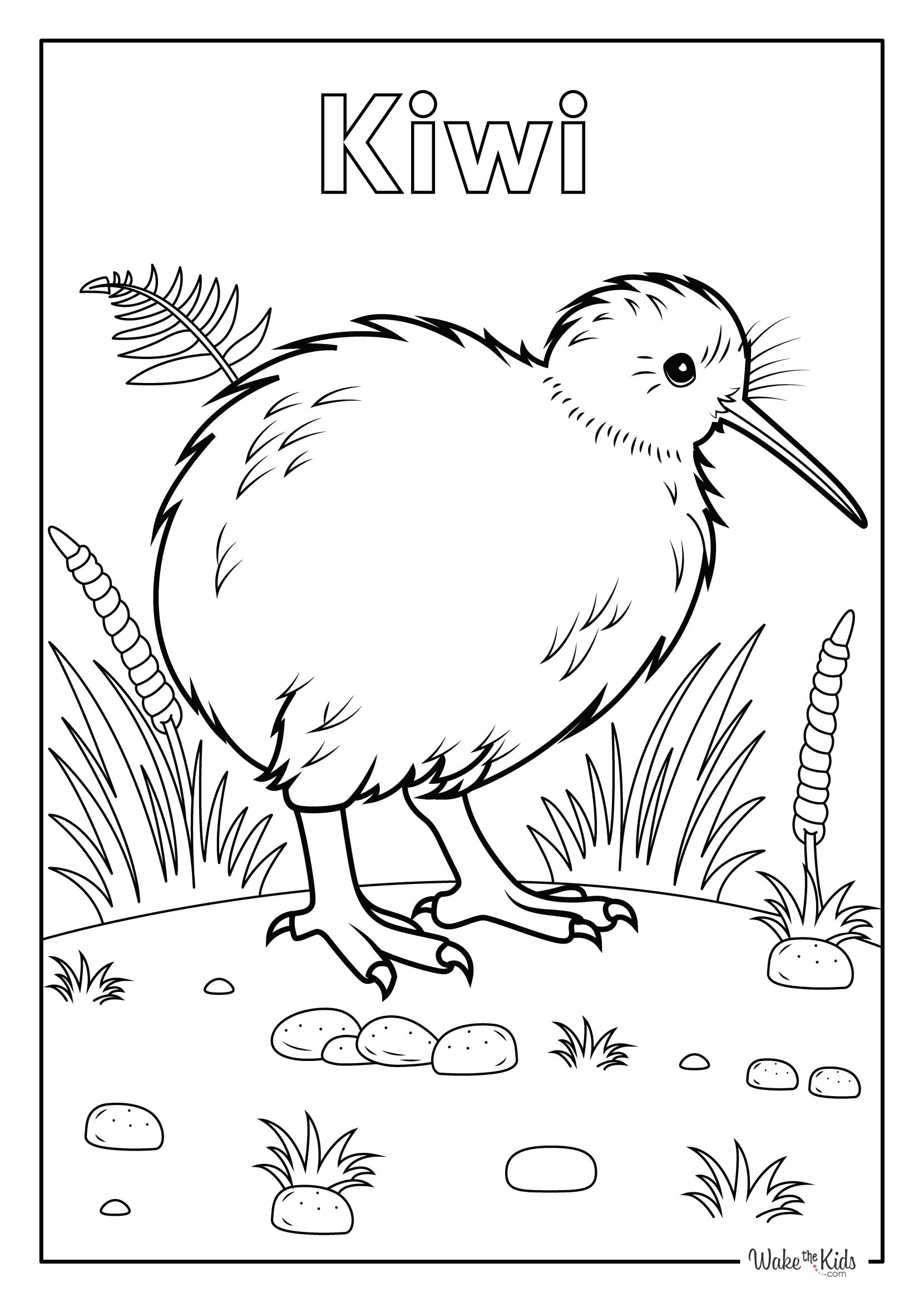 Birds Preschool Printable Coloring Pages