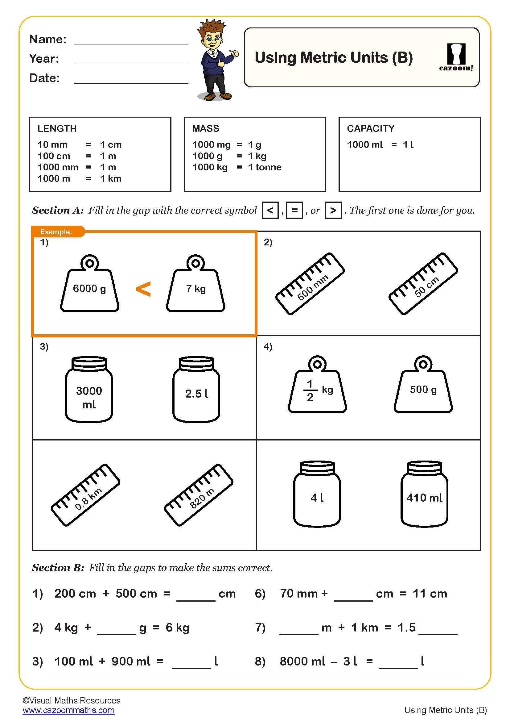 KS2 Maths Worksheets Printable Maths Worksheets KS2 Cazoom Maths