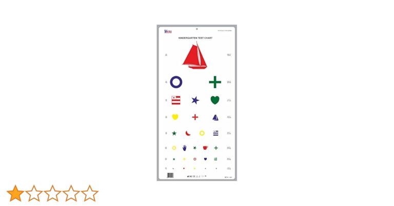 LABGO Kindergarten Eye Chart With Colored Symbols Industrial U0026 Scientific Amazon