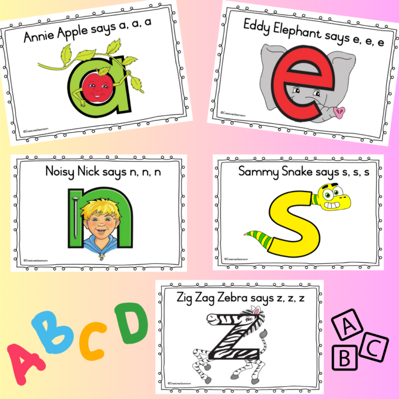 Letterland A5 Posters