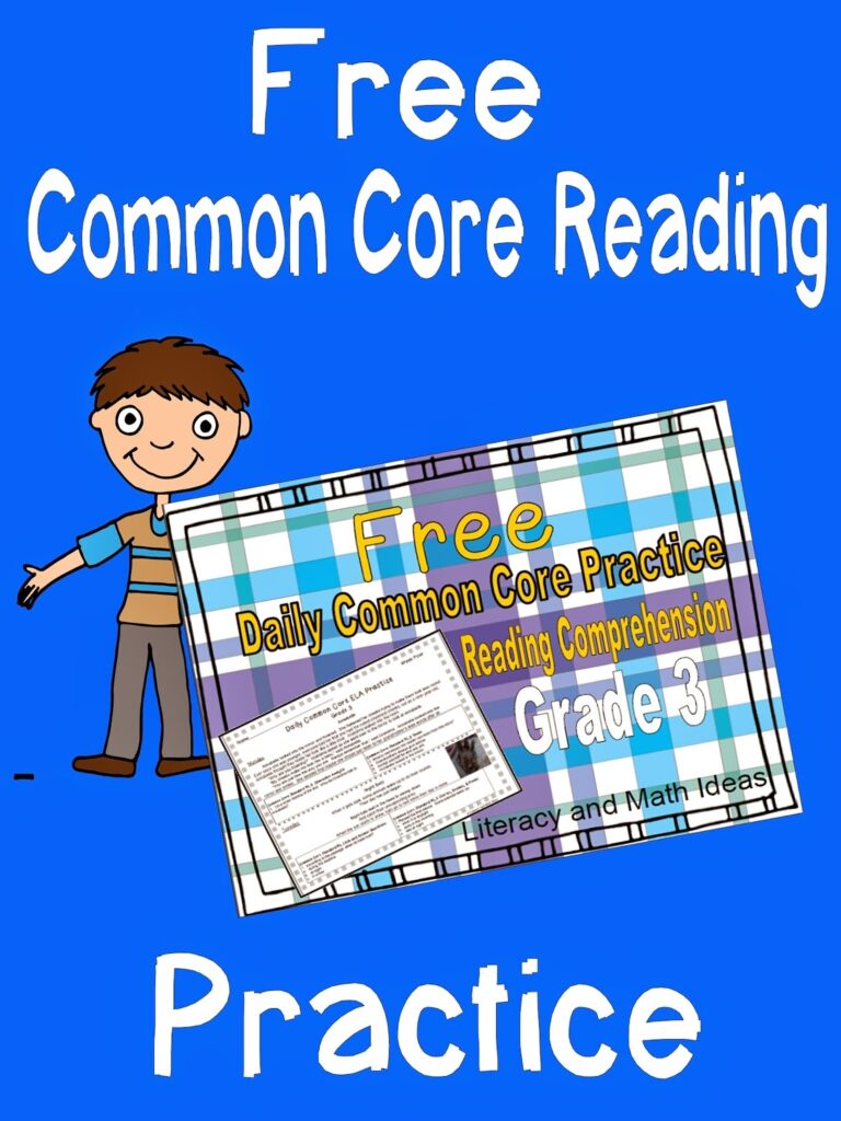Literacy U0026 Math Ideas Free Grade 3 Daily Common Core Reading
