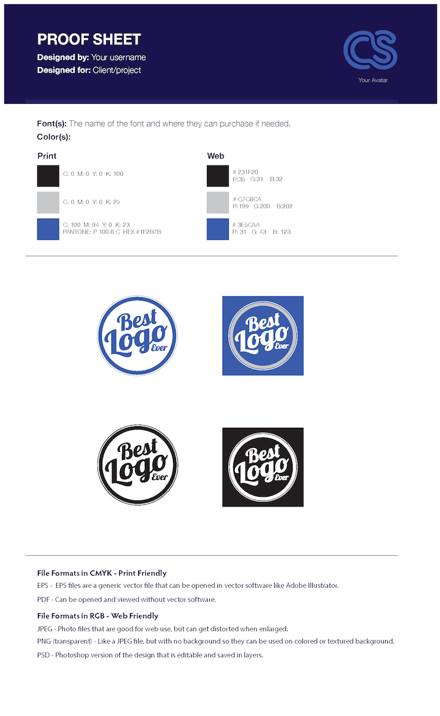 Free Printable Logo Design Worksheet