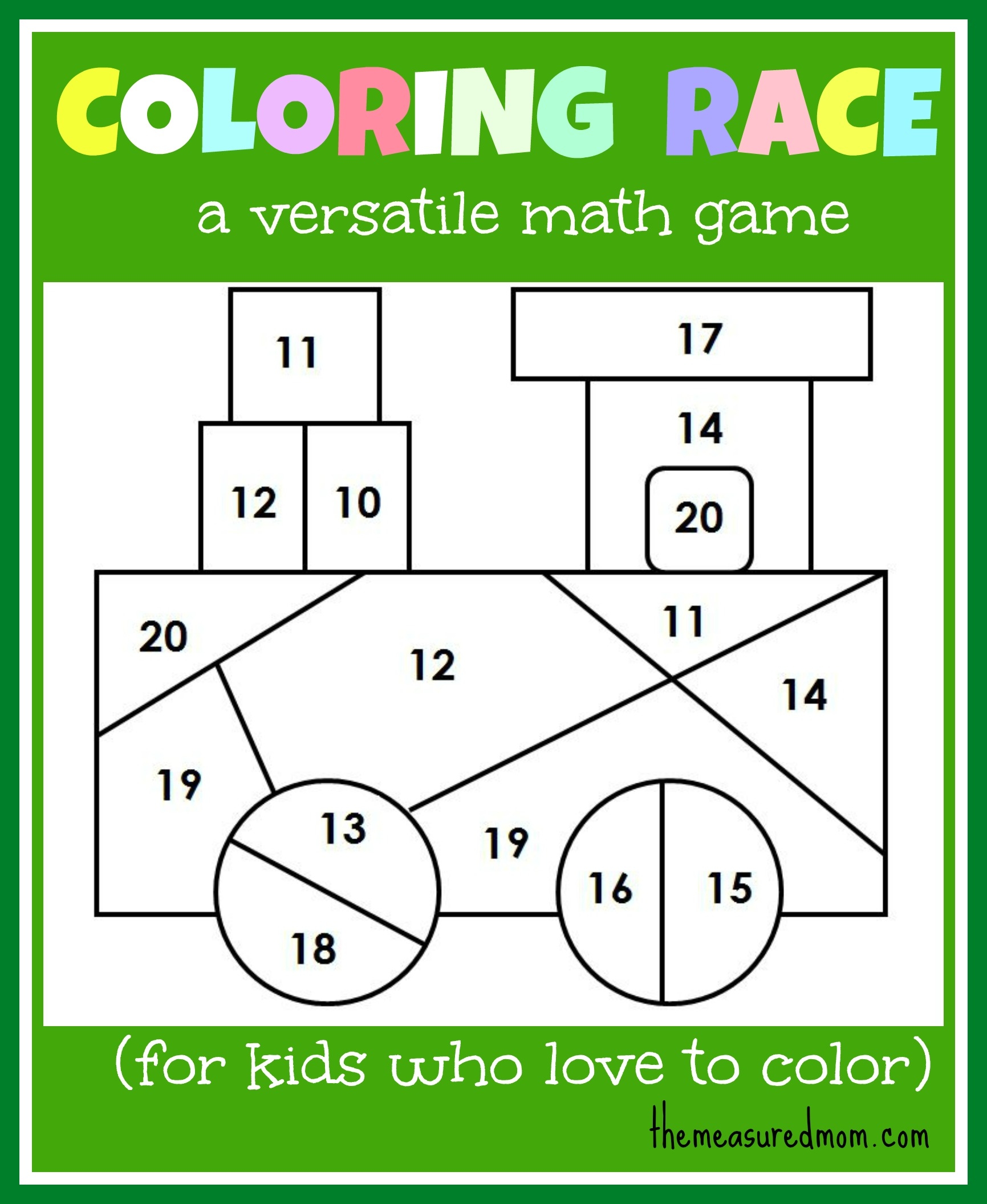 Math Game For Kids Coloring Race Combines Math And Coloring The Worksheets Library Math Game For Kids Coloring Race Combines Math And Coloring The Worksheets Library