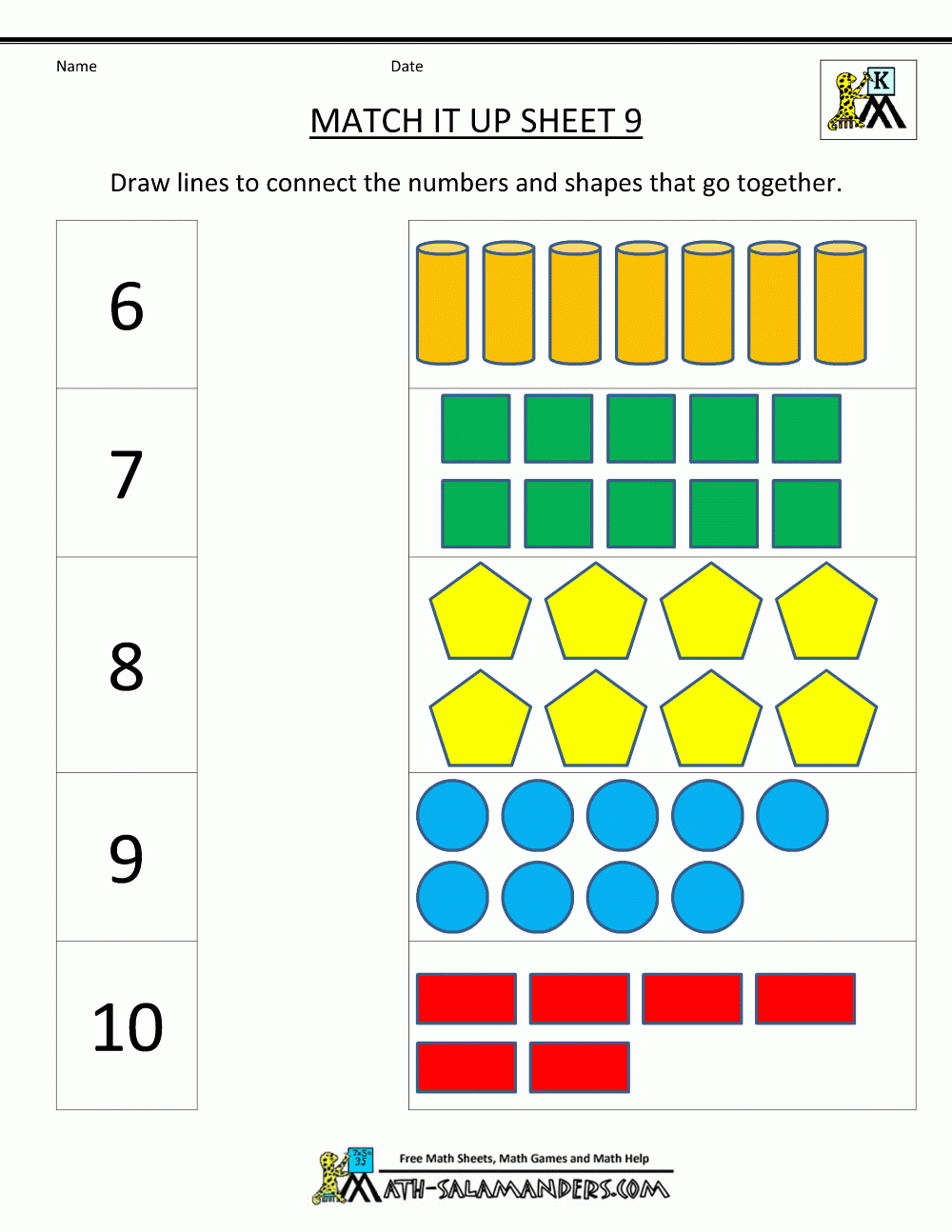 Worksheets For Kindergarten Math Sets