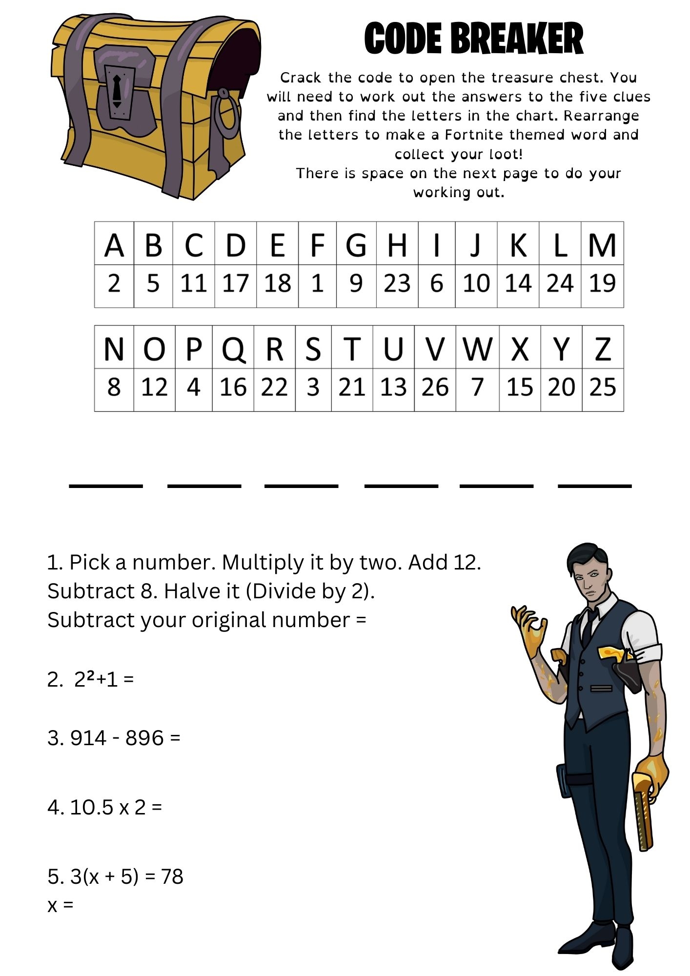 Maths Activities For Fortnite Fans PDF Curious Little Monkeys Educational Resources Maths Activities For Fortnite Fans PDF Curious Little Monkeys Educational Resources