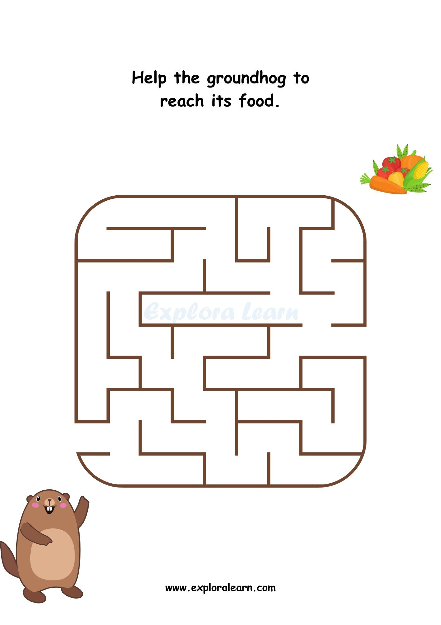 Mazes Worksheets Grade 1