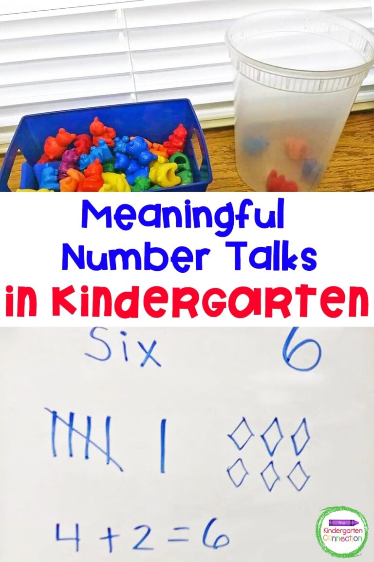 Meaningful Kindergarten Number Talks