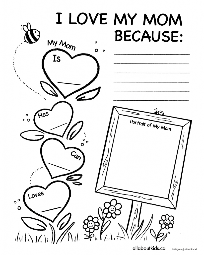 Mother s Day Printables All About Kids