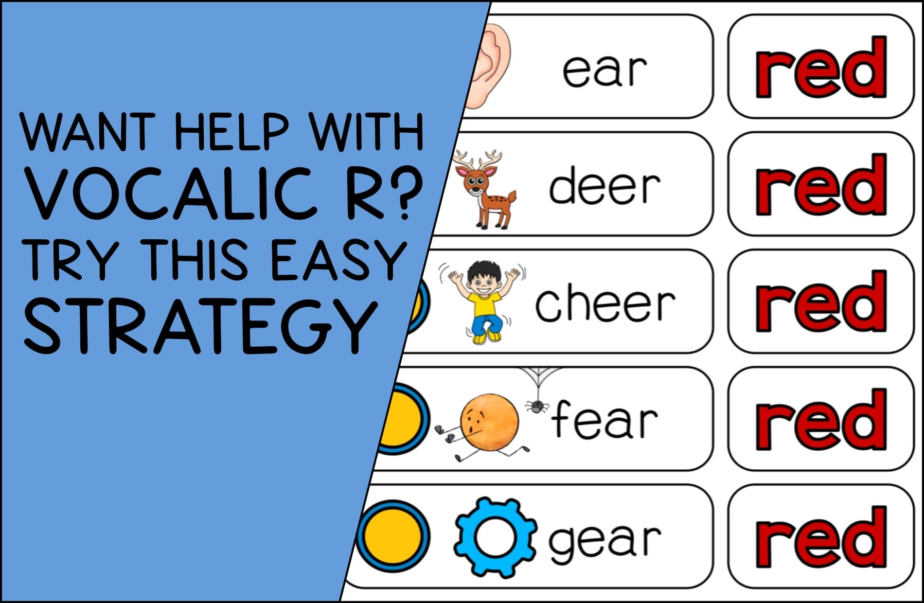 Free Printable Vocalic R Worksheets